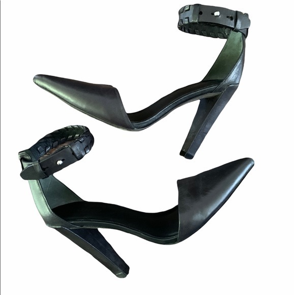 ALLSAINTS Gabie Goat Leather D’orsay‎ Heels SZ 6 - Picture 2 of 10